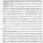 Ivan Eröd, Manuskript – Bukolika Op. 64 / © Musikverlag Doblinger, abgebildet mit freundicher Genehmigung des Verlages