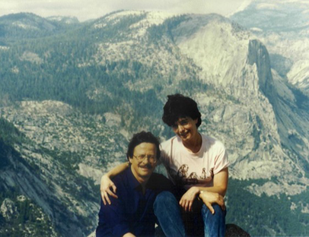 Mit Gattin Marie-Luce Eröd 1986 im Yosemite National Park, CA / © Photo: Adrian Eröd, Archiv Eröd